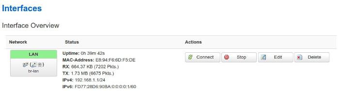 OpenWRT - Interfaces