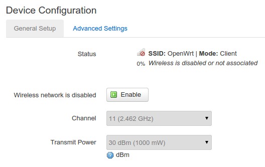 OpenWRT - Device Configuration