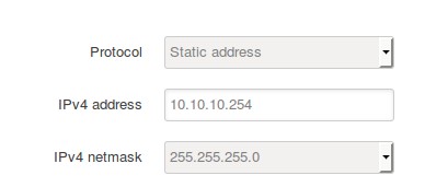 OpenWRT - IP Address