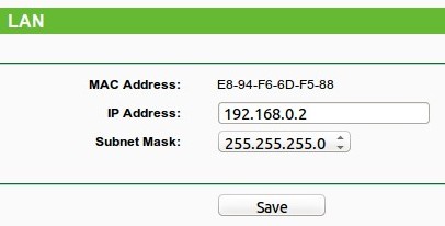 TP-Link - IP Address