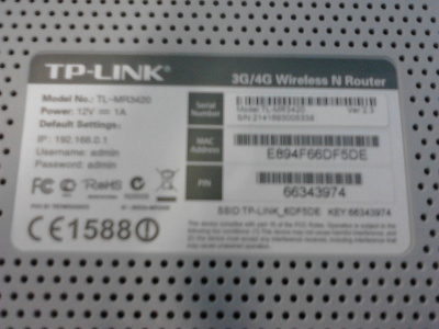 TP-Link MR 3420 versi 2