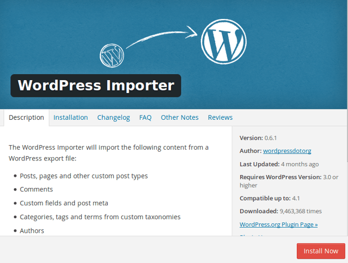 wordpress export import 04