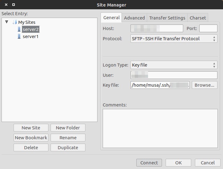 Cara Login SFTP dengan Key di Linux - FileZilla FTP Client
