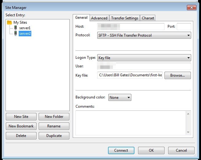 Cara Login SFTP dengan Key di Windows - FileZilla FTP Client