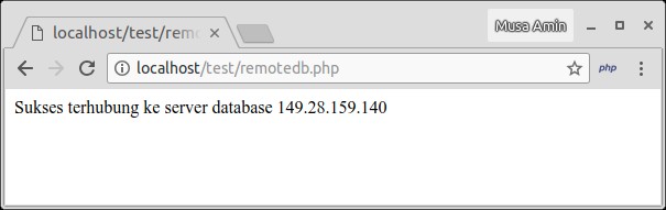 cara setting akses remote database mariadb