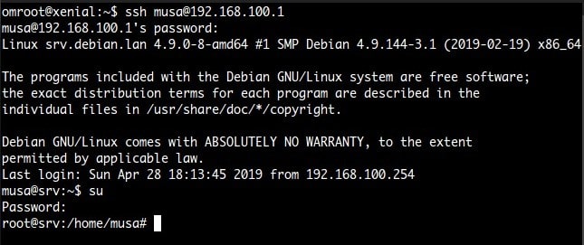 Cara Install SSH Server di Debian 9 Server