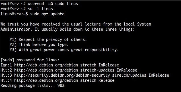 Cara Membuat User di Debian 9 Server