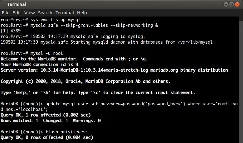 Cara Install MariaDB di Debian 9 Server