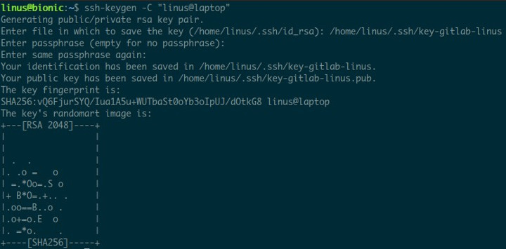 Gitlab ssh key. Generate SSH GITLAB.