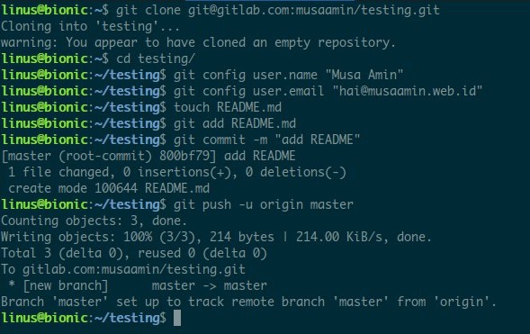 Cara Setting SSH Key di GitLab