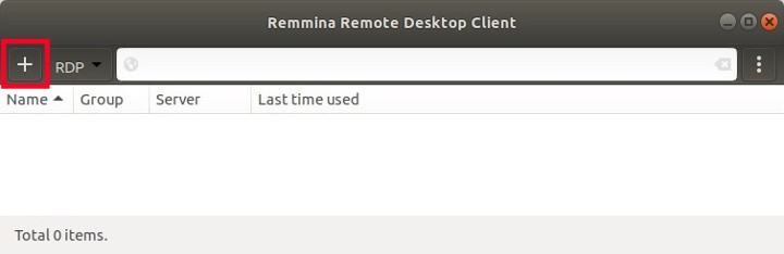 Aplikasi Remmina Remote Desktop Client
