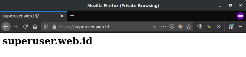 Browsing domain superuser.web.id dengan HTTPS