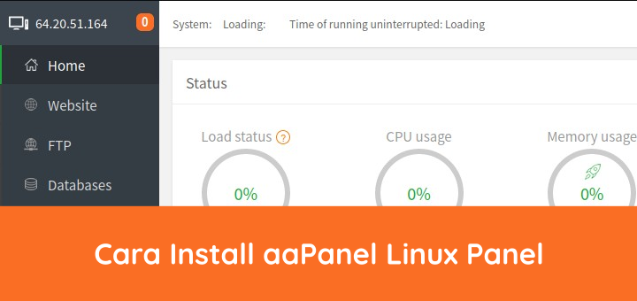Cara Install aaPanel Linux Panel