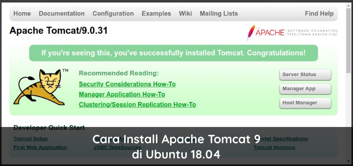 Cara Install Apache Tomcat 9 di Ubuntu 18.04