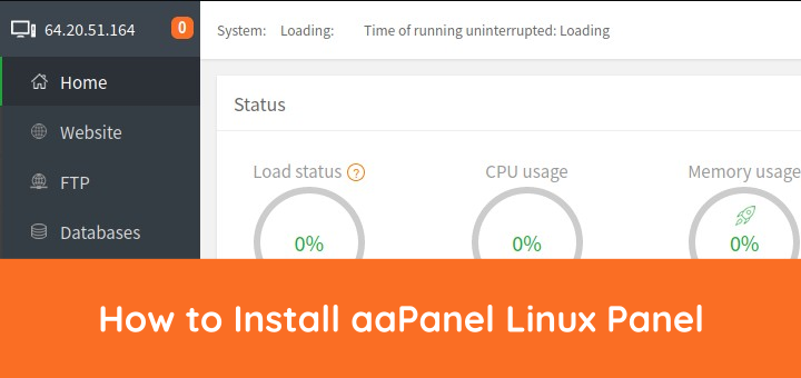 How to Install aaPanel Linux Panel