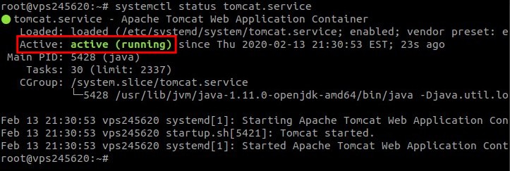 Apache Tomcat service