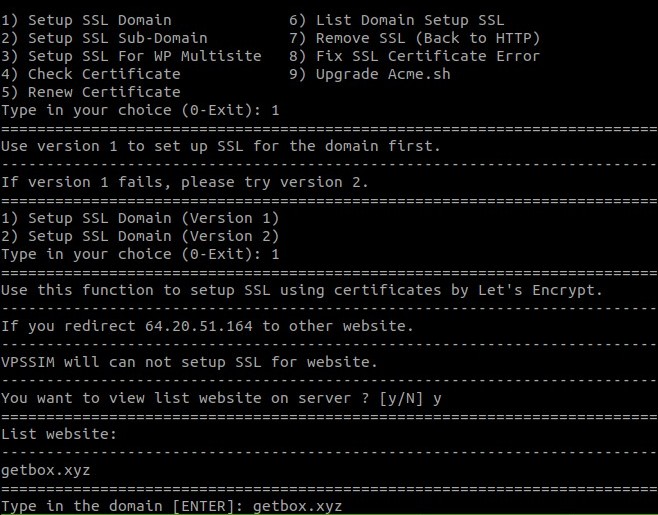 Setup SSL