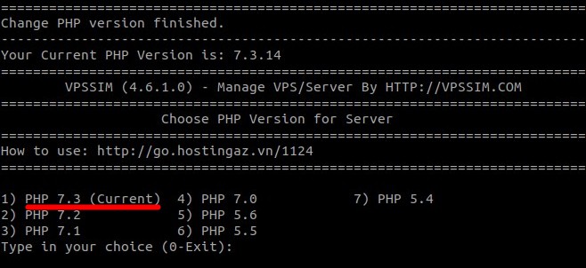 PHP Version 7.3