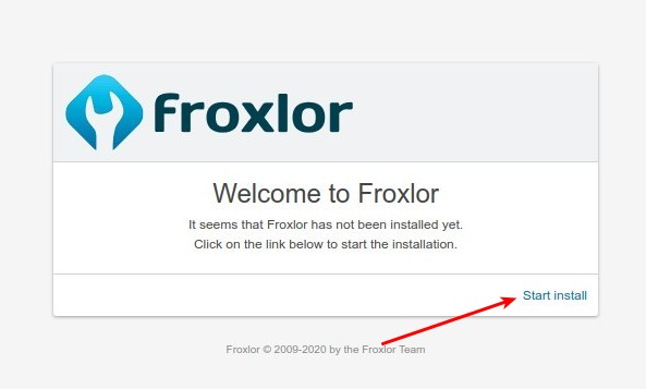 Welcome to Froxlor
