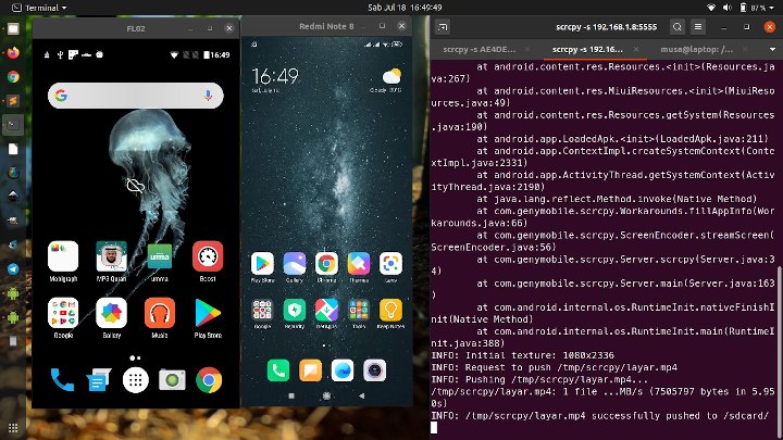2 Android screen