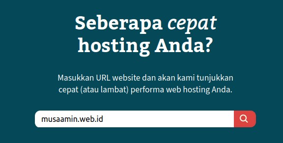 Masukkan URL website