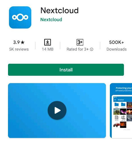 Google Play - Nextcloud