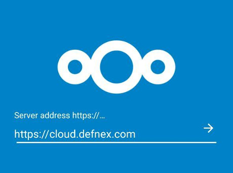 Nextcloud client - Server Address