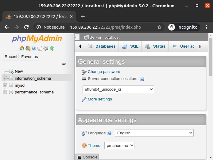 phpMyAdmin