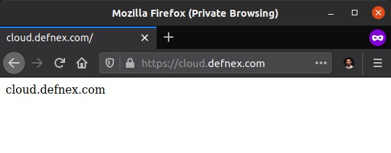 Browse https://cloud.defnex.com