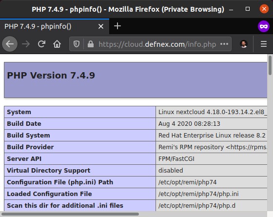 PHP Information