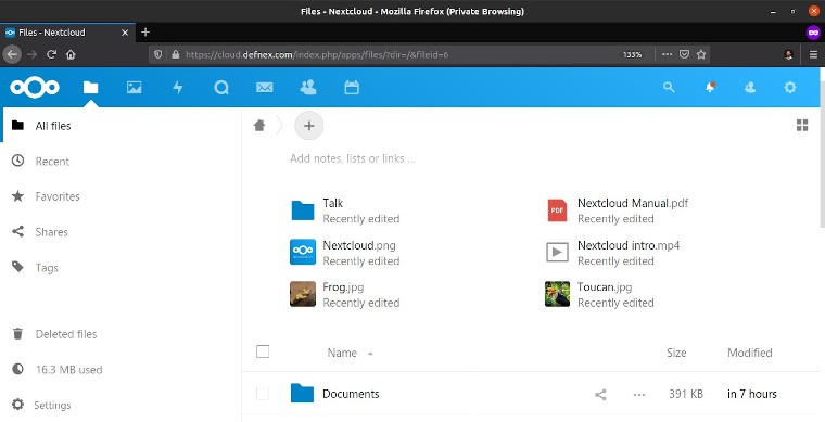 Установка и настройка nextcloud centos 8