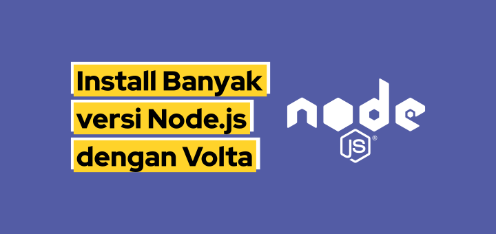 Cara Install Banyak Versi Node.js dengan Volta