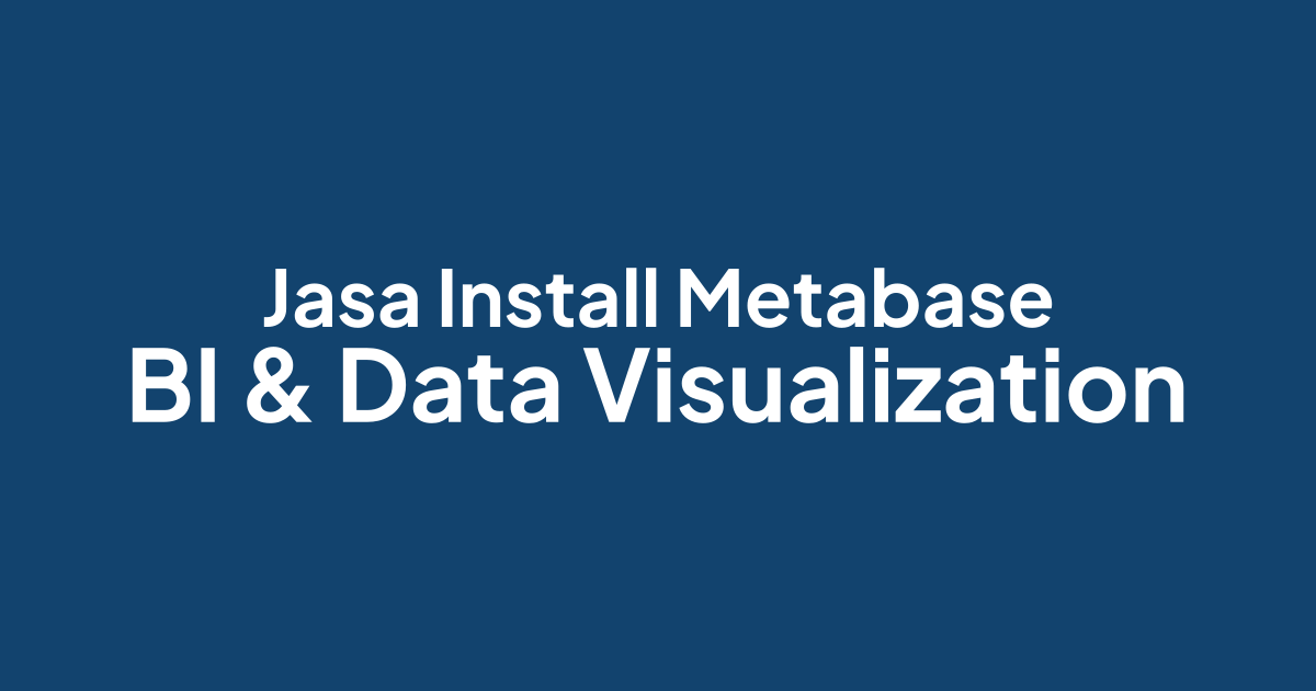 Jasa Install Metabase