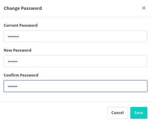 Mengubah password akun admin