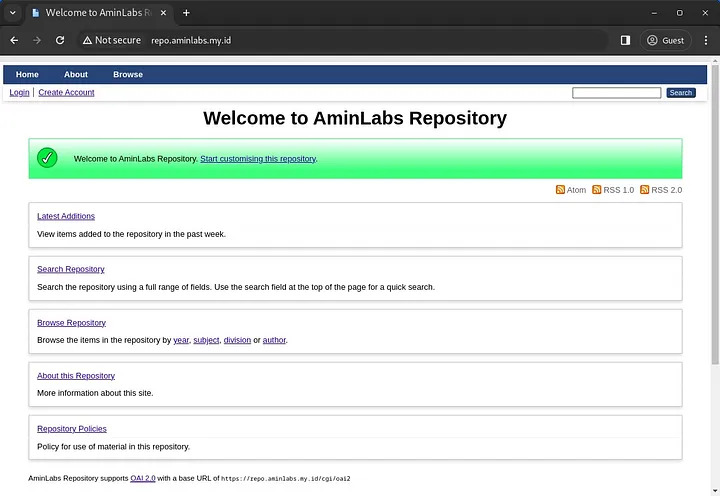 EPrints dengan protokol HTTP