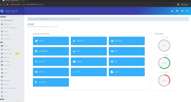 Cara Install CyberPanel Web Hosting Panel di Ubuntu 22.04